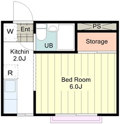 第２アベニュー八木の物件間取画像